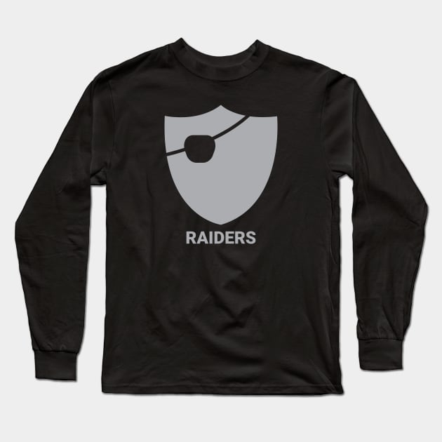 Las Vegas Raiders Long Sleeve T-Shirt by Dotty42